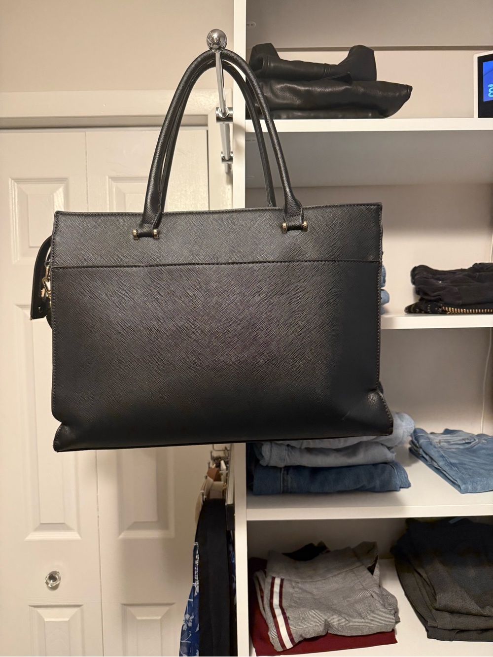 Classic Work Tote Bag-black